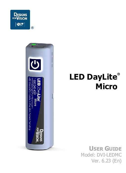 LED Daylight Micro Manual