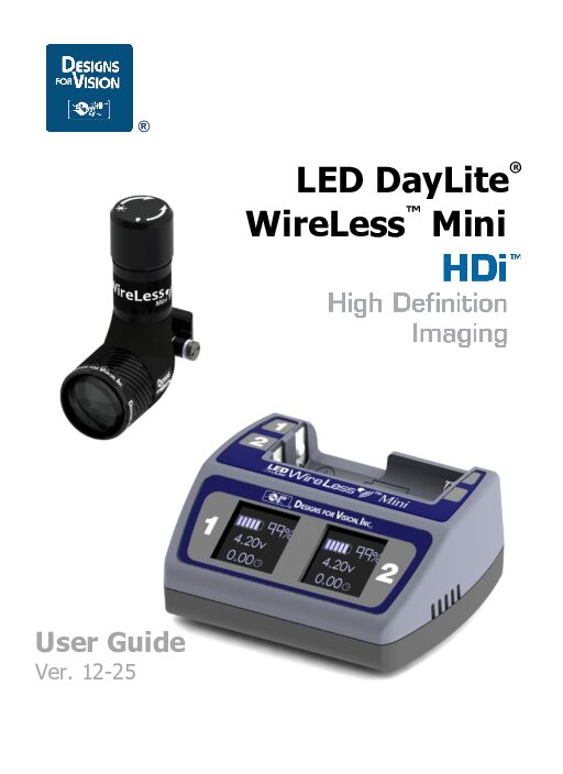 LED Daylite Wireless Mini Manual